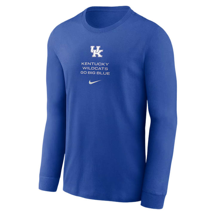Nike Nike Dri Fit College T Shirts Men's Royal Gaming Crew Neck