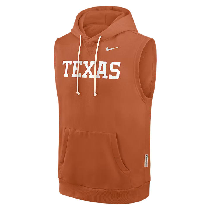 Nike Nike Dri Fit College Sweatshirts Men's Burnt Orange Hooded Non Detachable Moderate