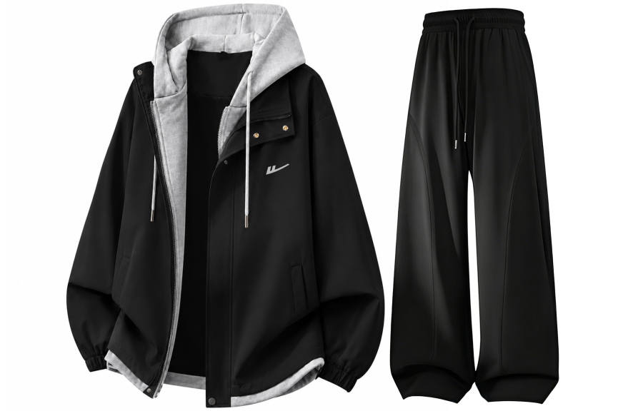 WARRIOR Casual Sportswear Unisex Hooded Non Detachable Moderate
