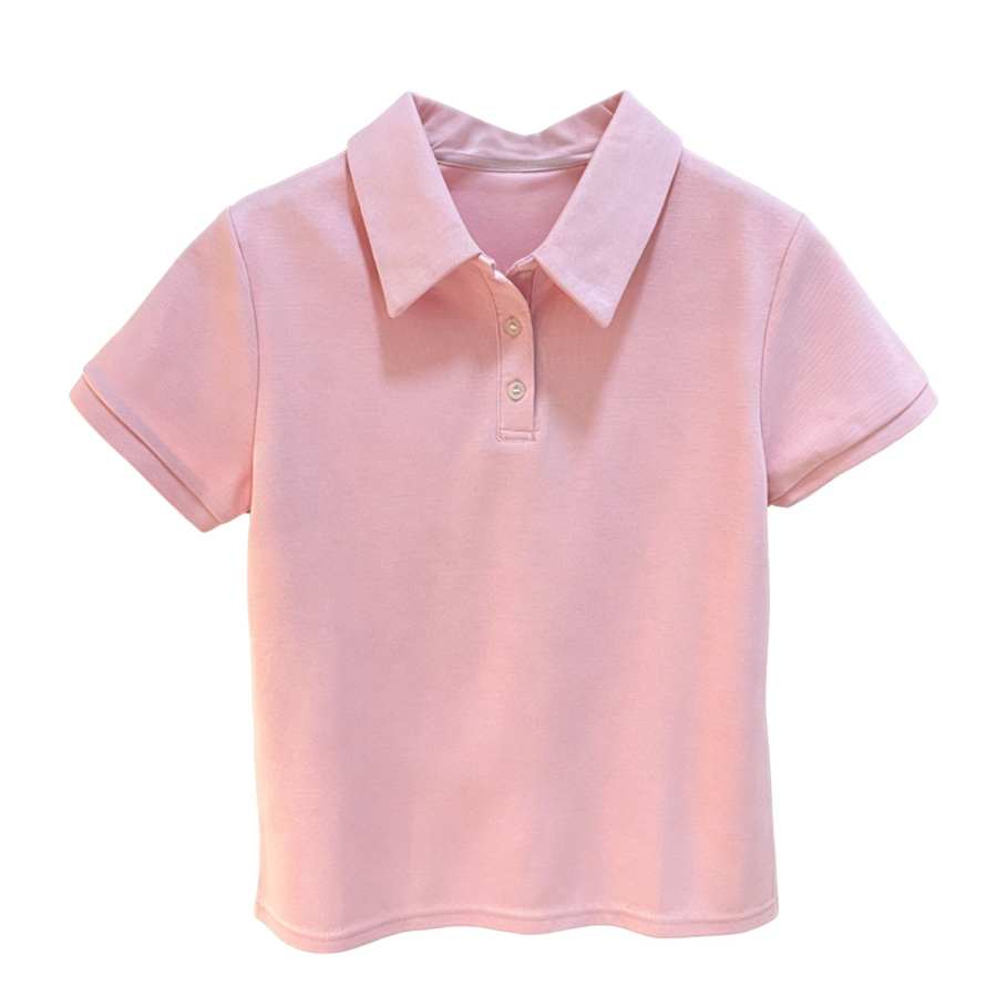 Sugarfunk Polo Shirts Women's Polo Collar Thin Straight Fit