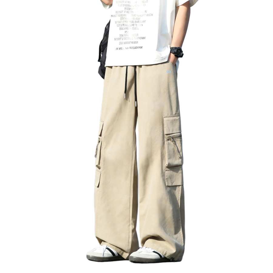 WARRIOR WARRIOR Cargo Pants Unisex Thin Straight Fit Pants