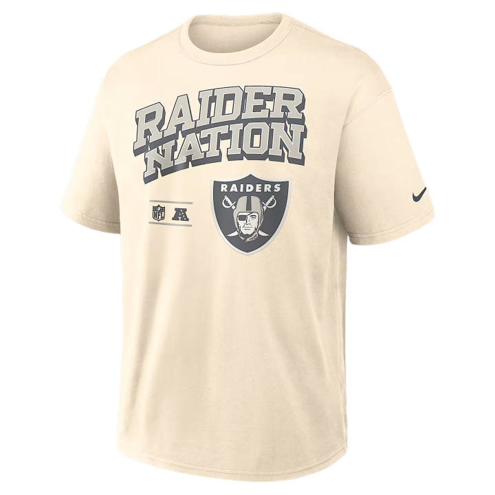 Nike Nike NFL T Shirts Men's Natural Crew Neck