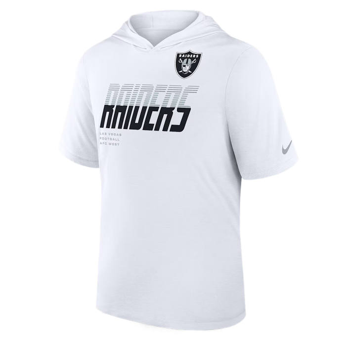 Nike Nike Dri Fit T Shirts Men's White Hooded Non Detachable