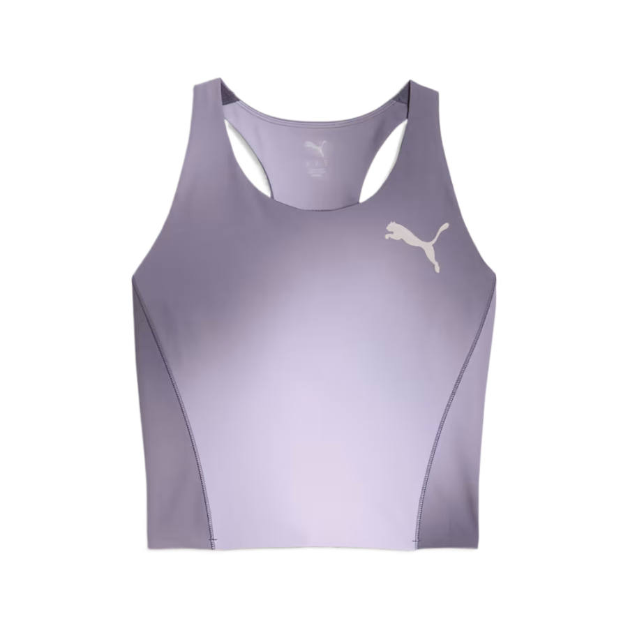 PUMA X Cell Lightspeed Running Tank Tops Women's Deep Ink Crew Neck Moderate