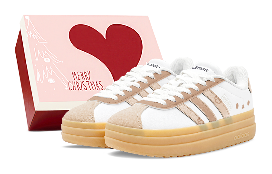 Adidas Adidas VL Court Bold Skateboard Shoes Women's Low Top White/Brown