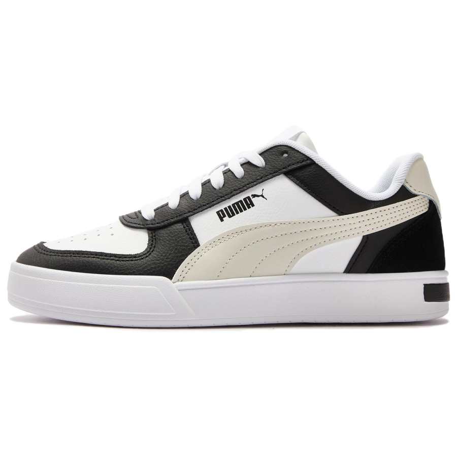 PUMA Caven Skateboard Shoes Unisex Low Top Black White
