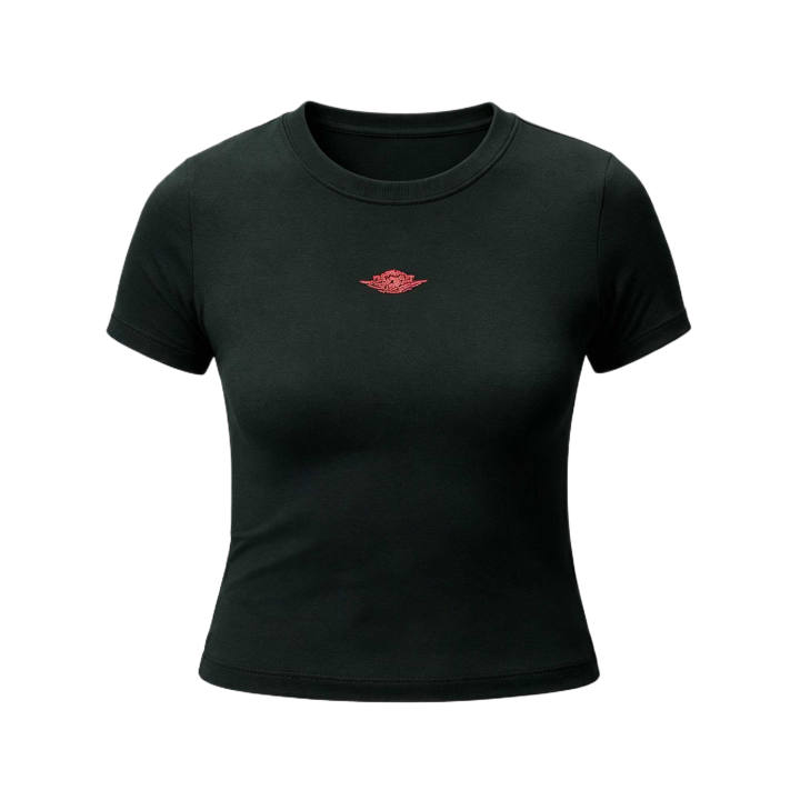 Nike Nike T Shirts Women's Black Crew Neck Moderate