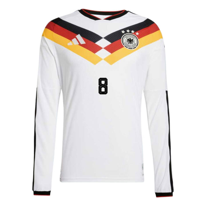 Adidas Adidas DE National Team Soccer Jerseys Men's White V Neck Moderate