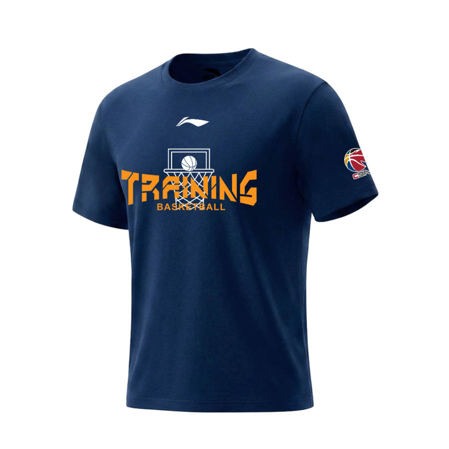 Li-Ning Li Ning Short Sleeved T Shirts Unisex Guangdong Blue