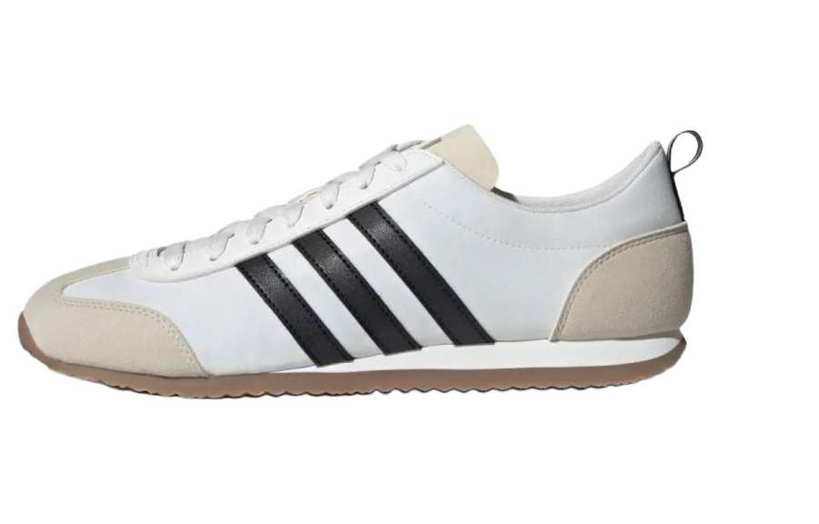 Adidas Neo VS JOG 2.0 Abrasion Resistant Low top German Army Trainers Unisex White Black Beige