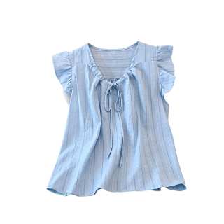 Sugarfunk Shirts Women's Square Collar Thin Straight Fit