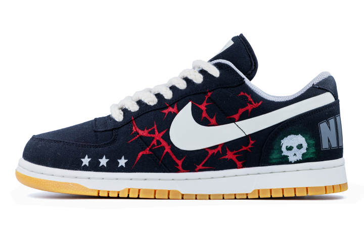 Nike Nike Big Skateboard Shoes Men's Low Top Black
