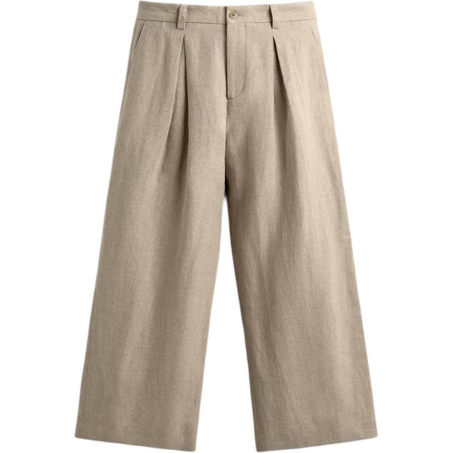 ZARA ZARA Suit Pants Men's Light Beige Moderate