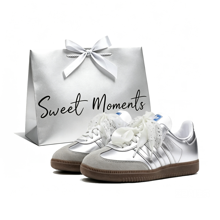 Adidas Adidas Samba OG German Army Trainers Unisex Low Top Silver White