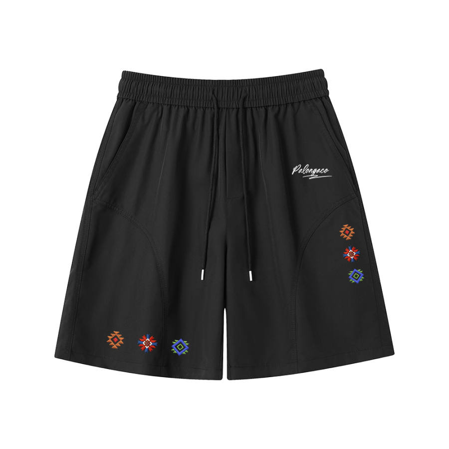 PAL ONGACO Casual Shorts Unisex Thin Straight Fit Pants