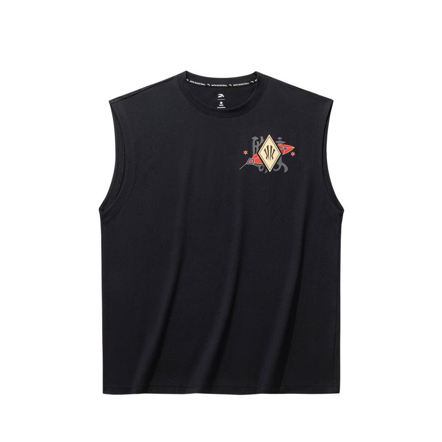 ANTA ANTA Irving Collection Tank Tops Unisex Basic Black 2 Crew Neck Moderate