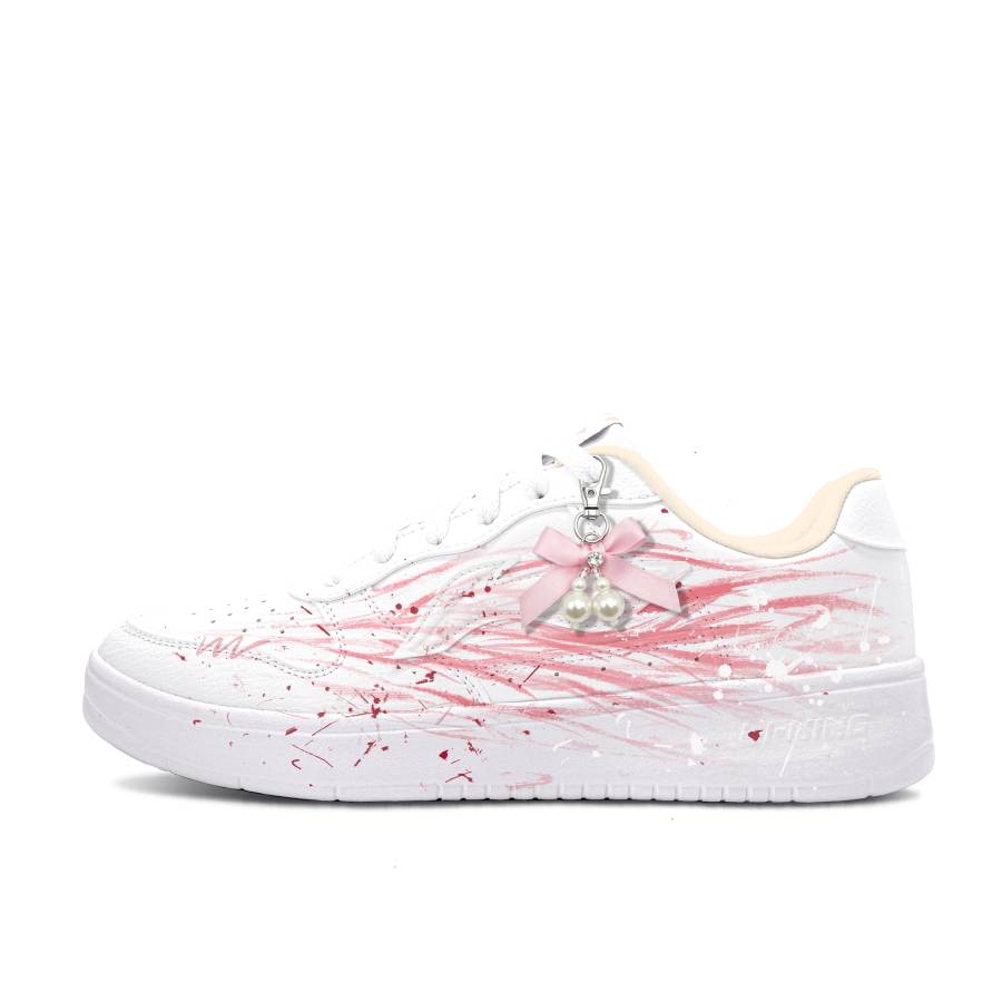 Li-Ning Li Ning Floating Boat Skateboard Shoes Women's Low Top Light Pink