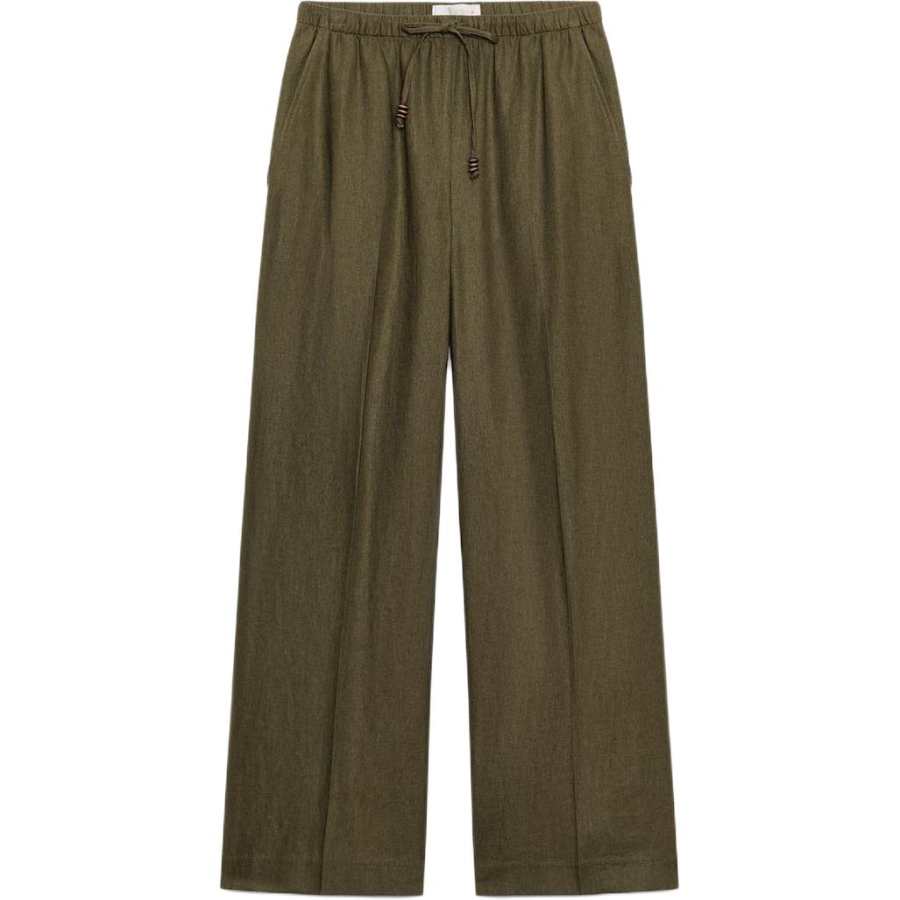 ZARA Casual Pants Women's Khaki Moderate Straight Fit Pants