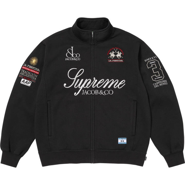 Supreme Supreme La Martina Sweatshirts Unisex Stand Collar Moderate