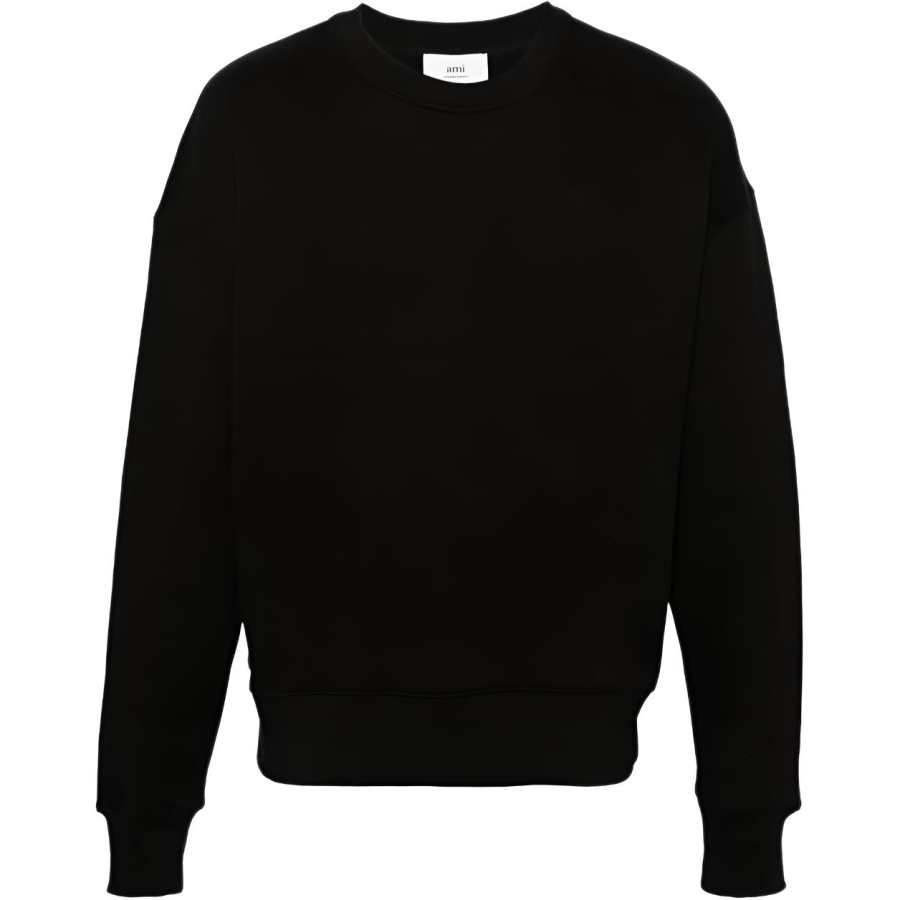 AMIPARIS Ami Paris Ami De Coeur Logo Embossed Crewneck Sweatshirt