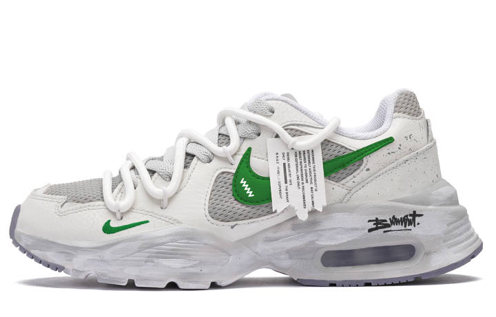 Nike Nike Air Max Fusion Running Shoes Women's Low Top Gray Green