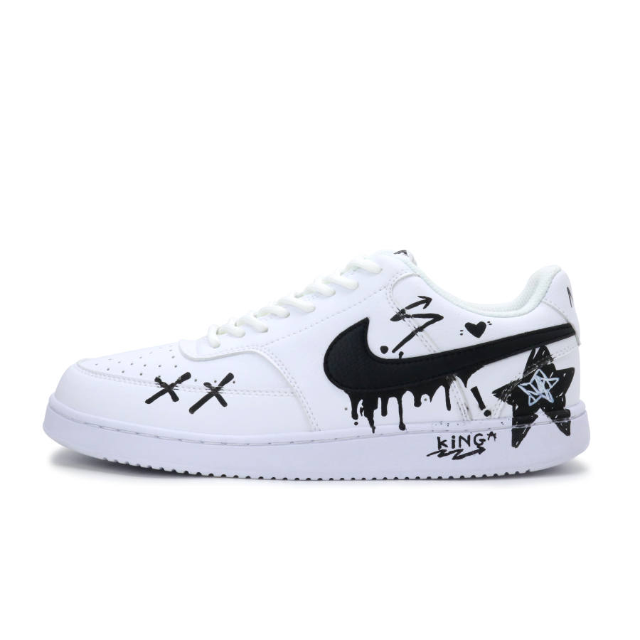Nike Nike Court Vision Skateboard Shoes Unisex Low Top Cold River Solitary Shadow