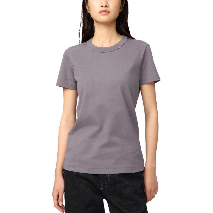 UNIQLO U Collection T Shirts Women's Purple Crew Neck
