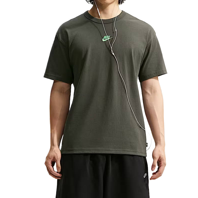 Nike Nike Sportswear T Shirts Men's News Paper Crew Neck Moderate