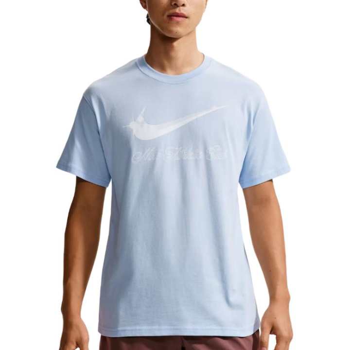 Nike Nike T Shirts Men's Hydrogen Blue Crew Neck