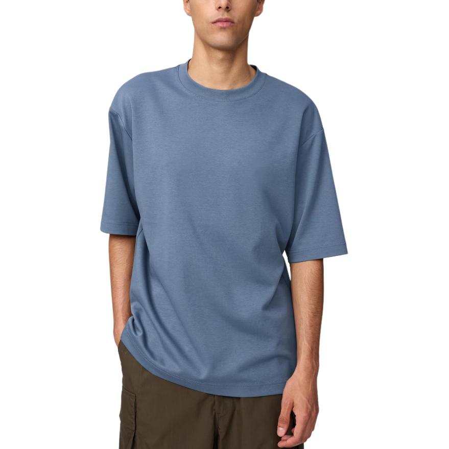 UNIQLO U Collection T Shirts Men's Blue Crew Neck