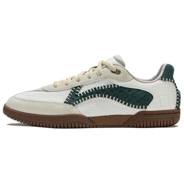Li-Ning Li Ning Casual Shoes Unisex Low Top Ivory/Vanilla White/Canyon Green