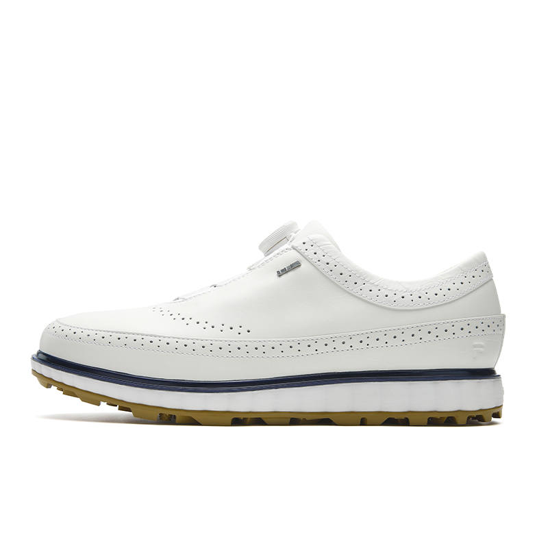 FILA GF NOBLE 1+ Golf Shoes Men's Low Top Bright White/White Medium White