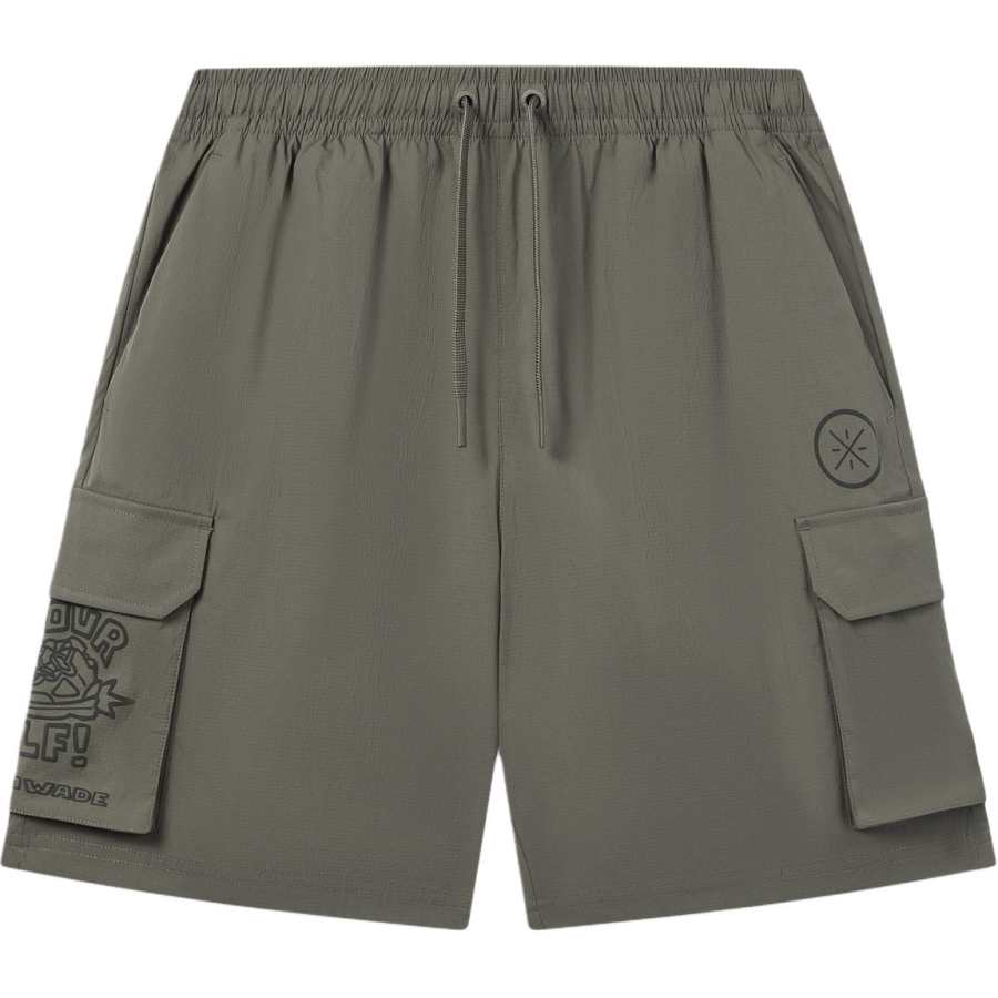 Li-Ning Li Ning Casual Shorts Men's Steady Gray Moderate Straight Fit Pants