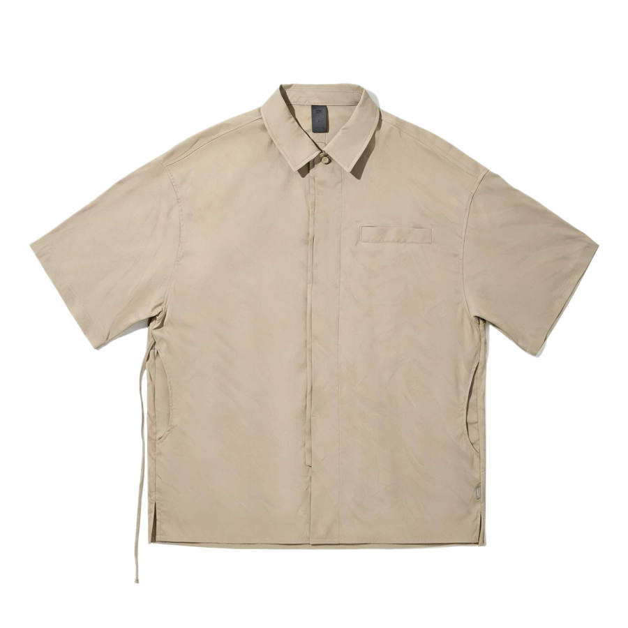 Li-Ning Li Ning X Jackie Chan Kung Fu Collection Shirts Men's Coffee Foam Umber Lapel Moderate