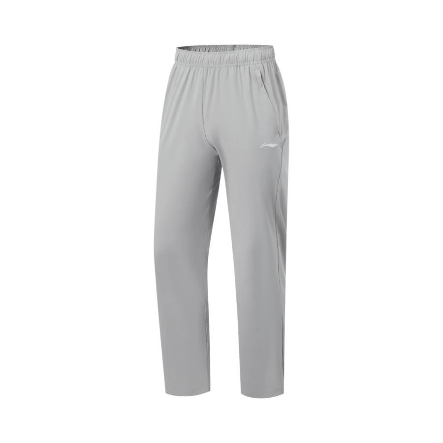 Li-Ning Li Ning Fitness Series Knitted Sweatpants Men's Ultimate Gray Moderate Straight Fit Pants