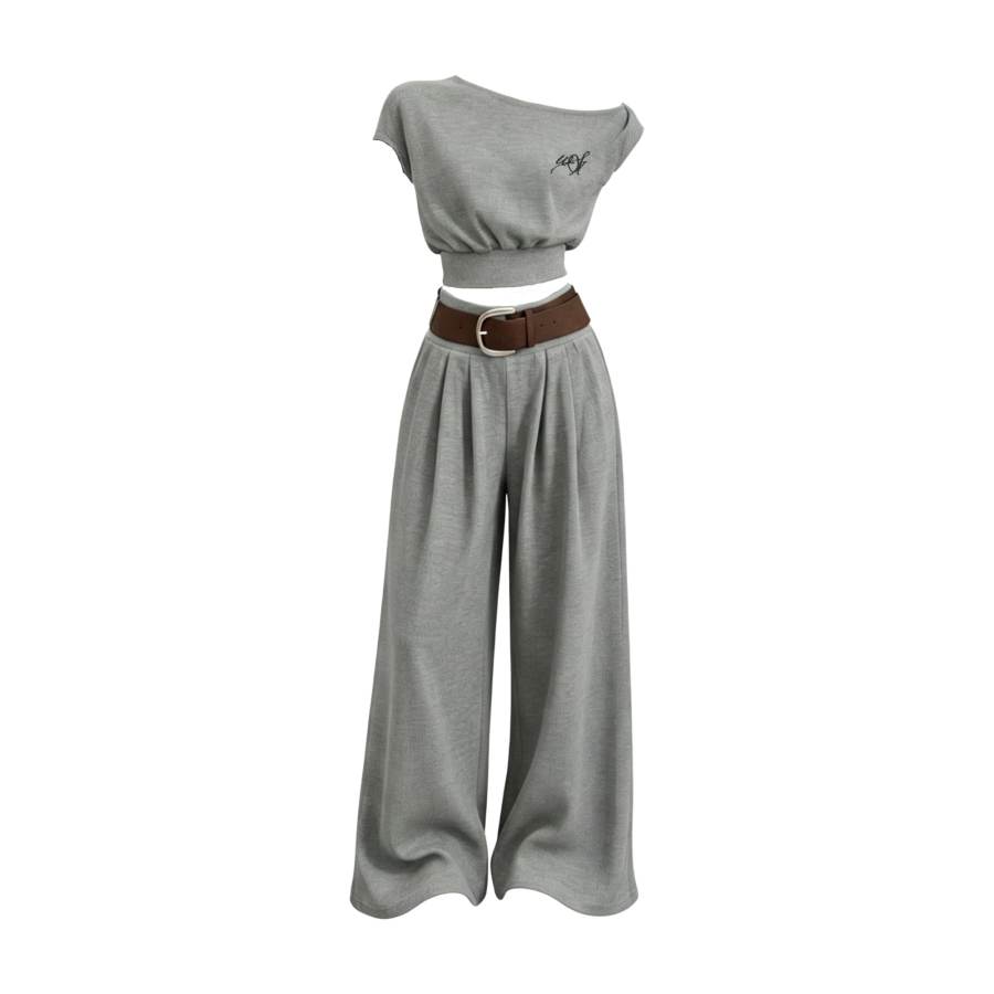 FINDSME GAGA Casual Suits Women's Asymmetrical Collar Moderate