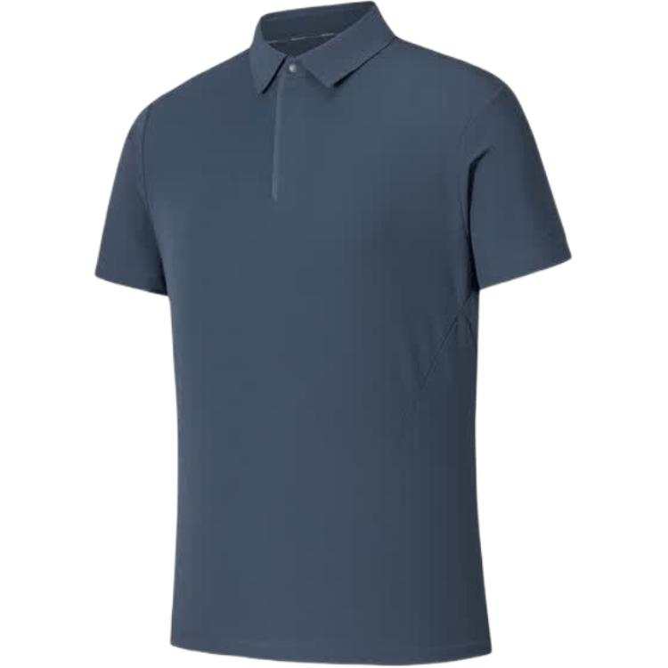 ANTA Champion All Weather Collection Polo Shirts Men's Empire Blue Polo Collar Moderate Straight Fit