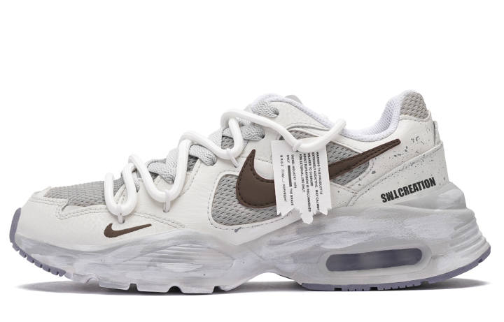 Nike Nike Air Max Fusion Running Shoes Women's Low Top Brown Gray