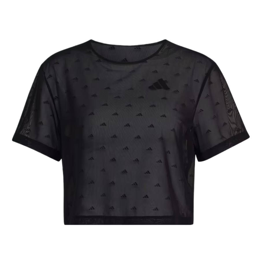 Adidas Adidas ESSENTIALS Fitness Clothing Women's Black Crew Neck Moderate