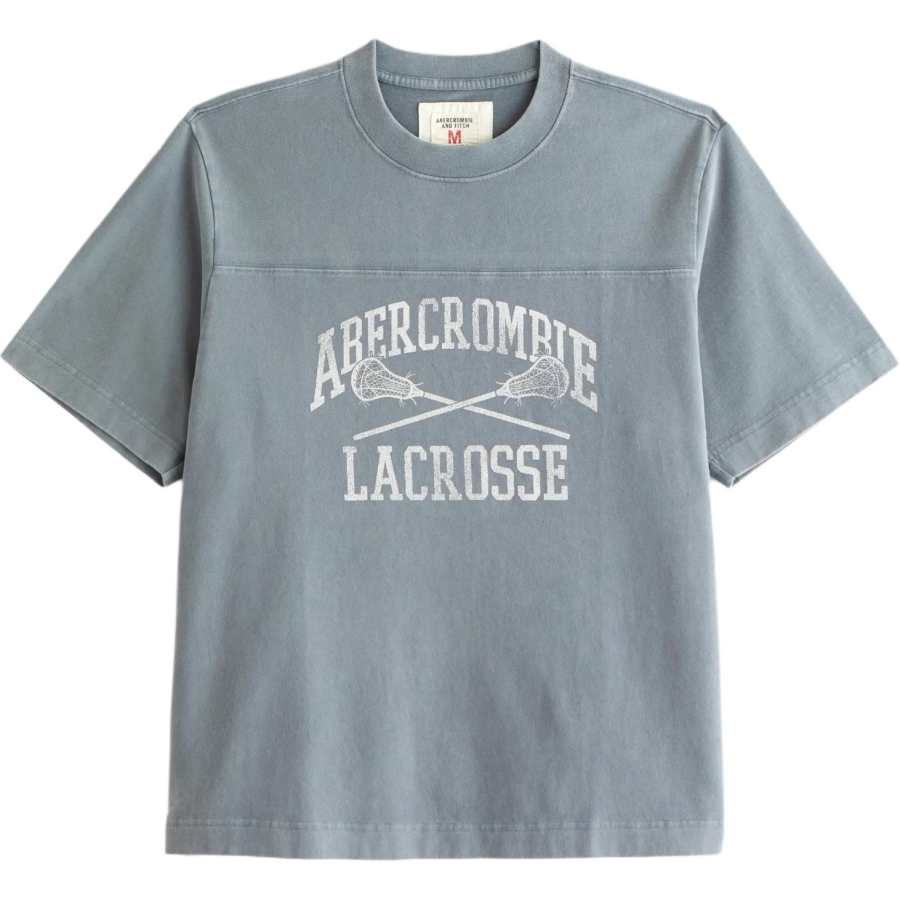 Abercrombie&Fitch T Shirts Men's Gray Crew Neck
