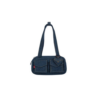 Levis Shoulder Bags Dark Stonewashed Denim Blue