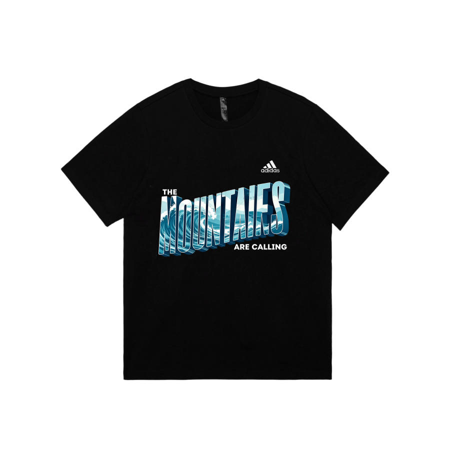 Adidas Adidas MUST HAVES T Shirts Unisex Black Crew Neck Moderate Straight Fit
