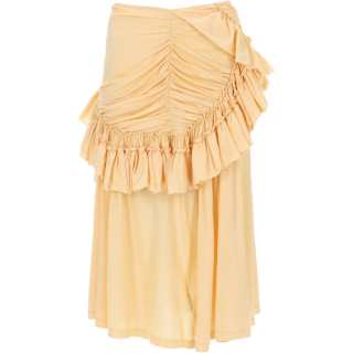 DRIES VAN NOTEN Casual Long Skirts Women's Yellow Moderate Midi Skirt Other