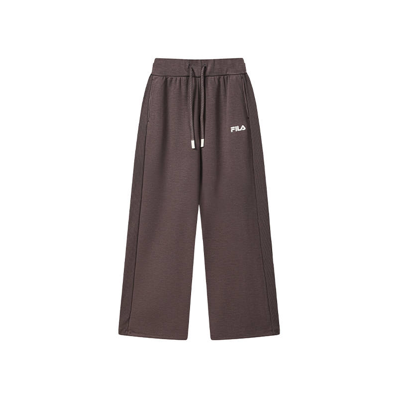 FILA Casual Pants Women's Truffle Purple Moderate Wide Leg Pants