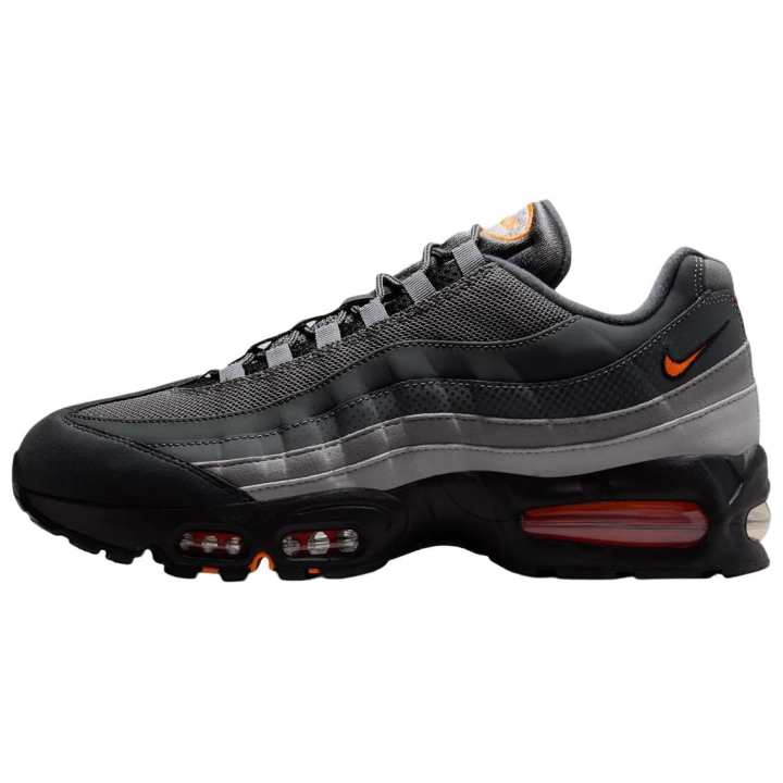 Nike Nike Air Max 95 Running Shoes Unisex Black Gray Orange