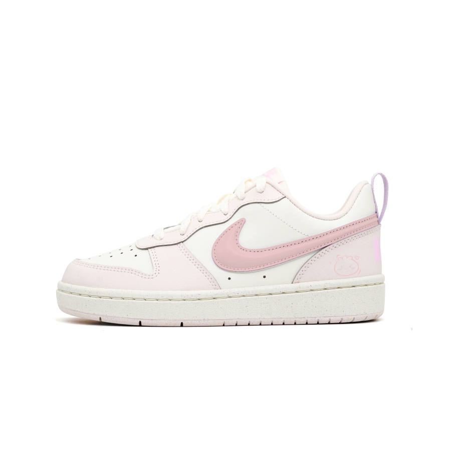 Nike Nike Court Borough Skateboard Shoes Women's Low Top White/Pink/Purple