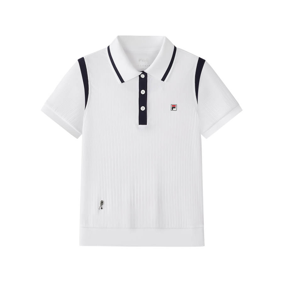 FILA KIDS Polo Shirts Polo Collar Thin Stretch