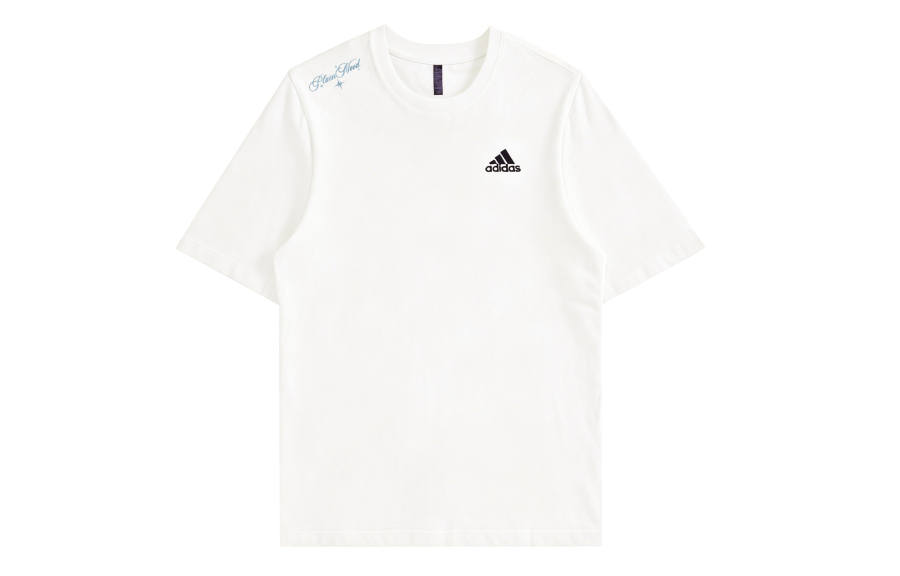 Adidas Adidas MUST HAVES T Shirts Unisex Ecru Crew Neck Moderate Straight Fit