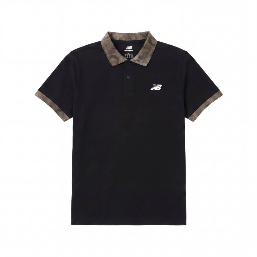 New Balance New Balance Polo Shirts Unisex Black Polo Collar Moderate Other