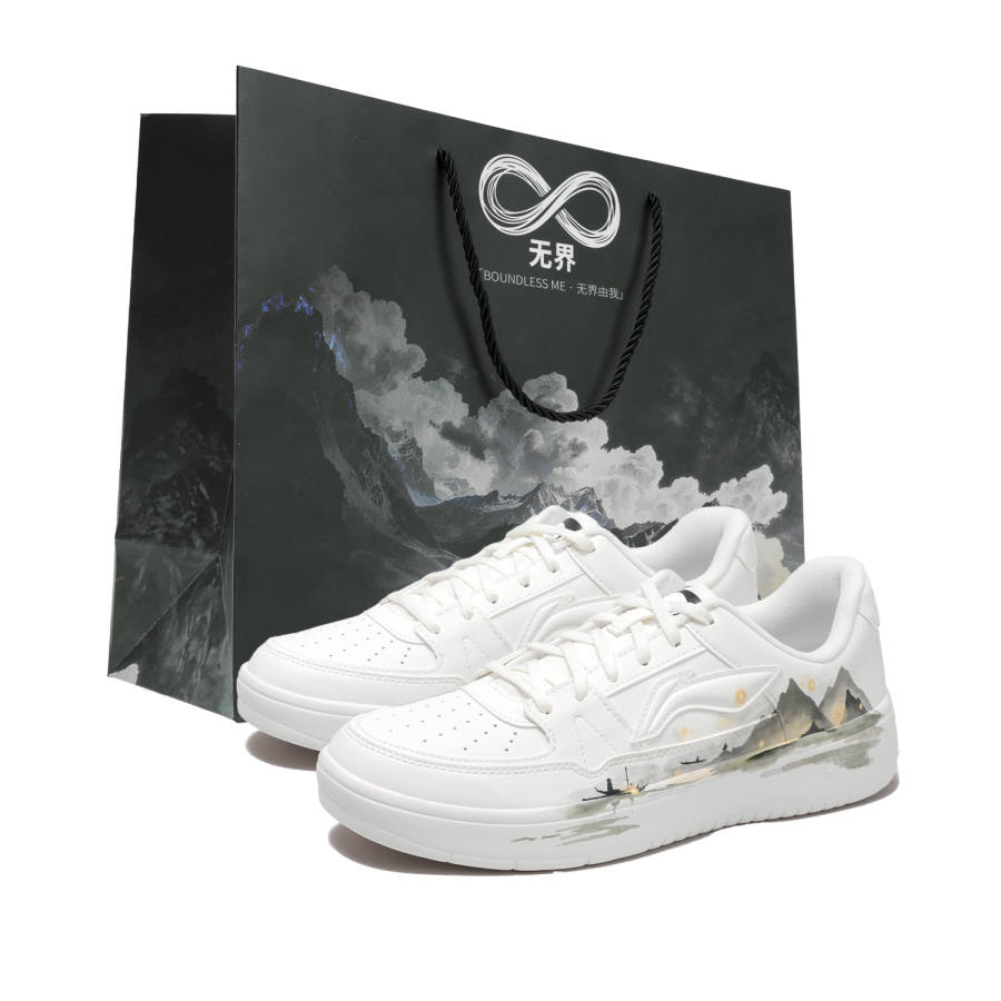 Li-Ning Li Ning January 1.0 Skateboard Shoes Men's Low Top White